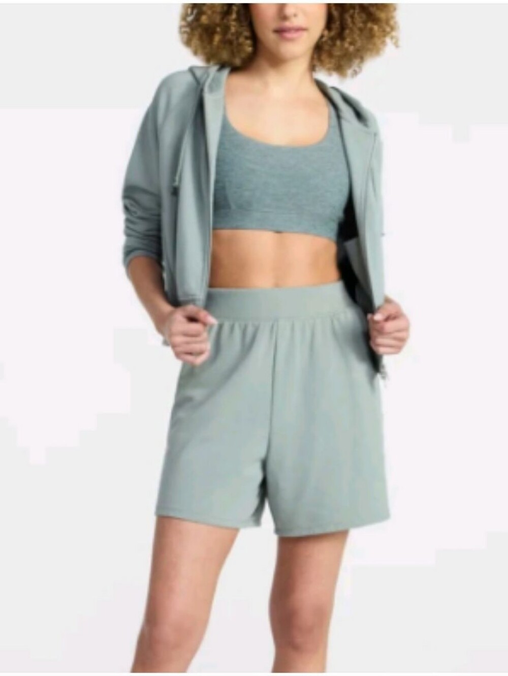 Athletic Works Women's Mineral Wash French Terry Shorts